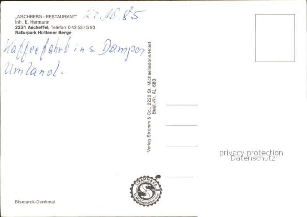 Ascheffel Naturpark Hüttener Berge Monument – Bild 2