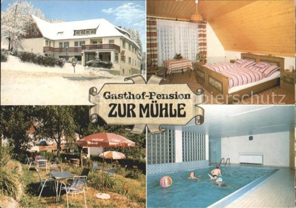 Schwarzenbach Wald Gasthof Pension Zur Mühle Garten Zimmer