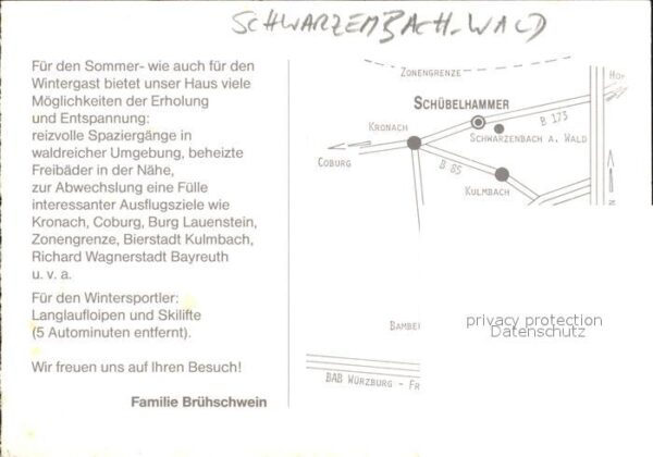 Schwarzenbach Wald Gasthof Pension Zur Mühle Garten Zimmer – Bild 2