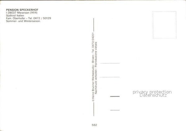 Meransen Pension Speckerhof Südtirol – Bild 2