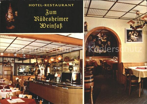 Ruedesheim Rhein Hotel Zum Rüdesheimer Weinfass Bar Gast