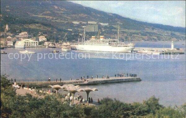 Jalta Yalta Krim Crimea Hafen Schiffe