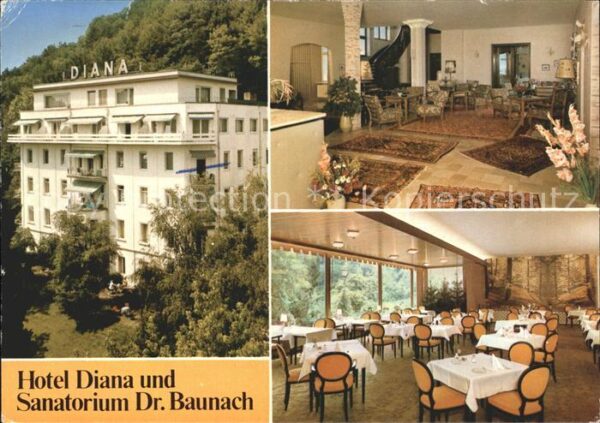 Bad Kissingen Hotel Diana und Sanatorium Dr Baunach S