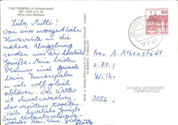 Triberg Schwarzwald Rathaus – Bild 2