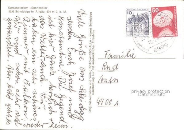 Scheidegg Allgaeu Kursanatorium Sonnenalm Gastraum – Bild 2