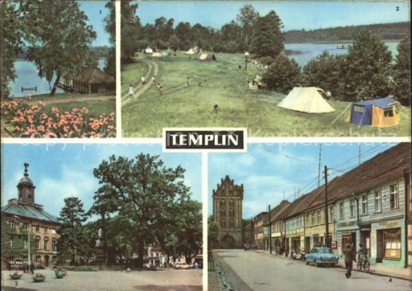 Templin Templiner See Zeltplatz Rathaus Berline