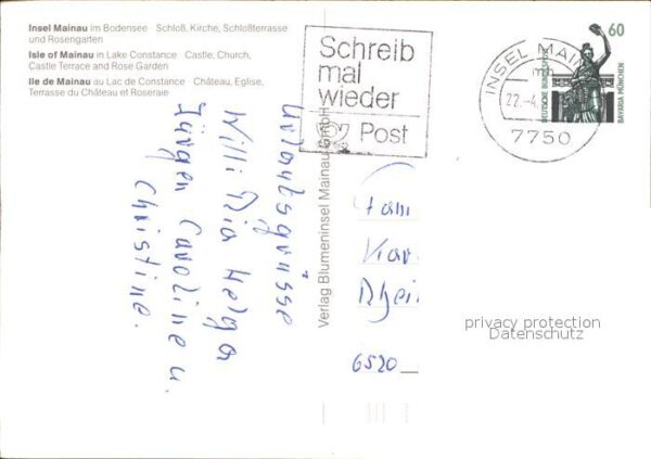 Insel Mainau Schloss Kirche Schlossterrasse Rosengar – Bild 2
