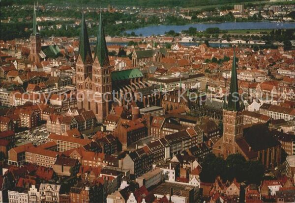 Luebeck Fliegeraufnahme