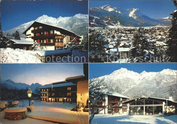 Garmisch-Partenkirchen Hotel Obermühle Teilansichten Total