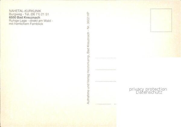 Bad Kreuznach Nahetal Kurklinik Speisesaal Hallenbad – Bild 2