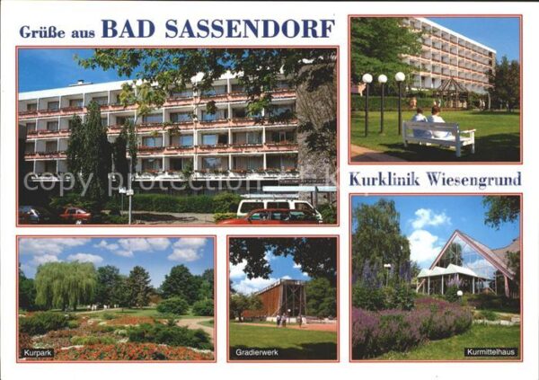 Bad Sassendorf Kurklinik Wiesengrund Kurpark Gradierwe