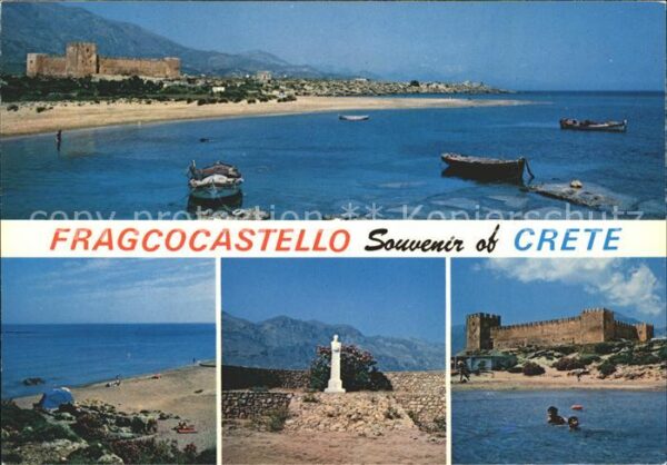 Kreta Crete Fragcocastello Teilansichten