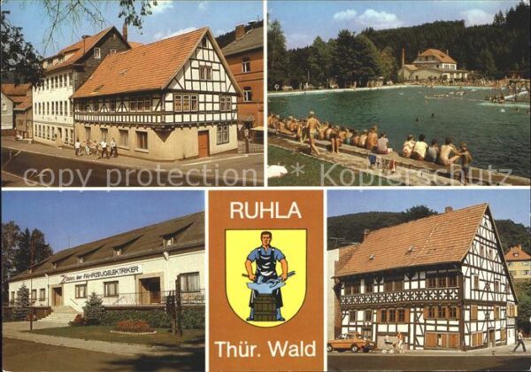 Ruhla Carl Gareis Str Waldbad Haus der Fahrze