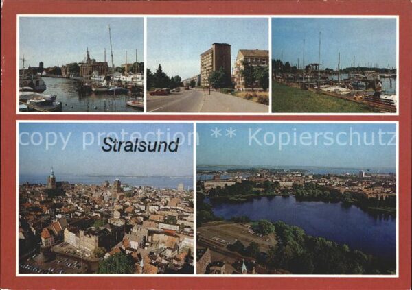 Stralsund Mecklenburg Vorpommern Hafen Heinrich Henie Ring Seglerhafen T