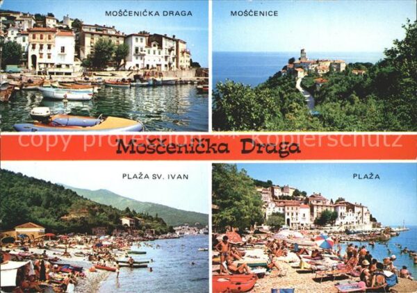 Moscenicka Draga Kroatien Moscenice Plaza sv Ivan Plaza