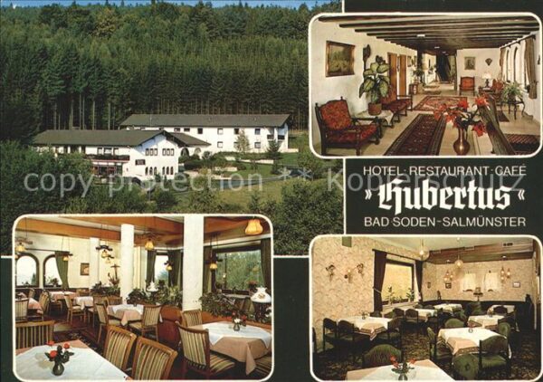 Bad Soden-Salmuenster Hotel Restaurant Cafe Hubertus Foyer Ga