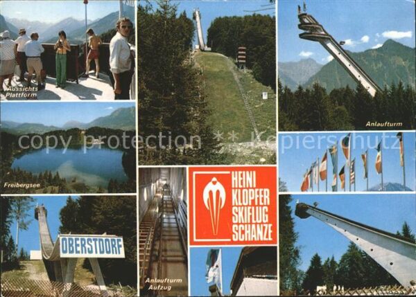 Oberstdorf Heini Klopfer Skiflugschanze Aussichts