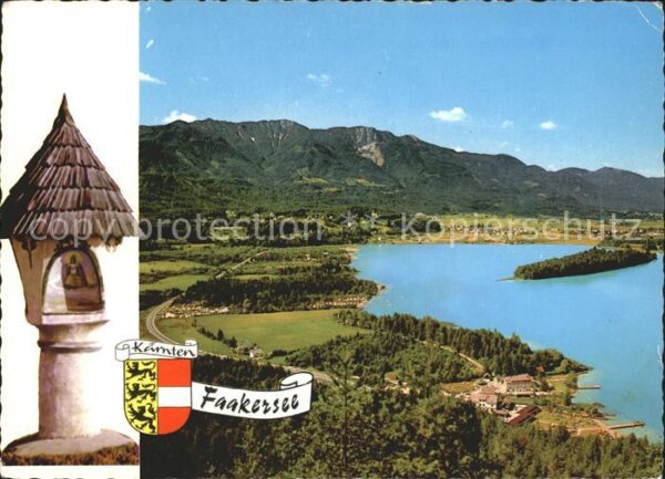 Faakersee Blick vom Talberg Bildstock