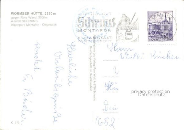 Schruns Vorarlberg Wormser Hütte Alpenpark Montafon – Bild 2