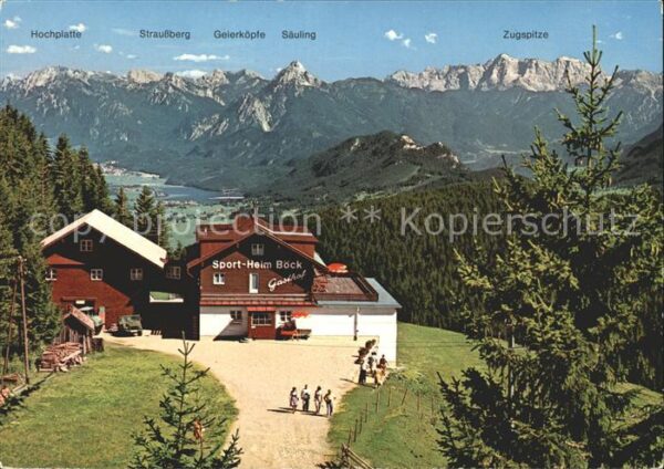 Nesselwang Sportheim Böck mit Allgäuer Alpenblick