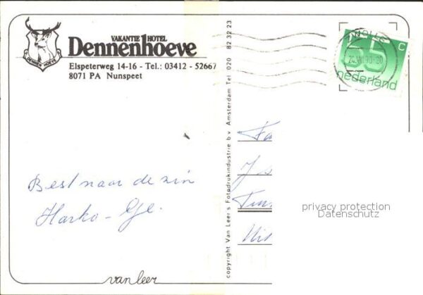 Nunspeet Hotel Dennenhoeve Speisesaal Küche Musi – Bild 2