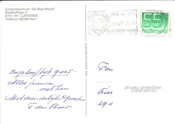 Lunteren Congresscentrum De Blije Werelt Zimmer – Bild 2