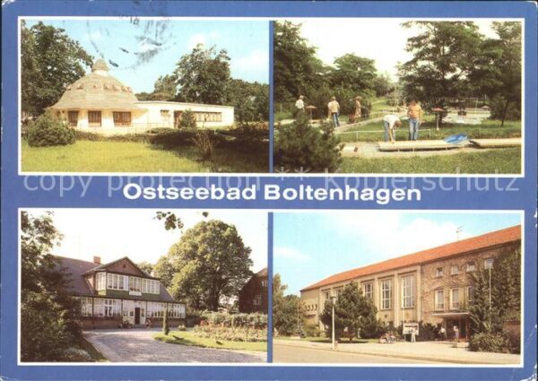 Boltenhagen Ostseebad HO Gaststätte Pavillon Minigolfanlage H