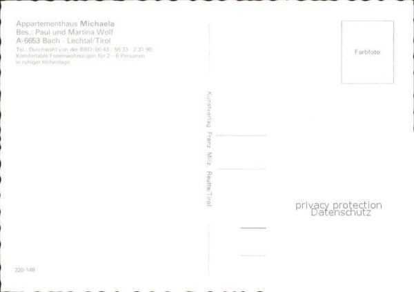 Bach Tirol Appartementhaus Michaela – Bild 2