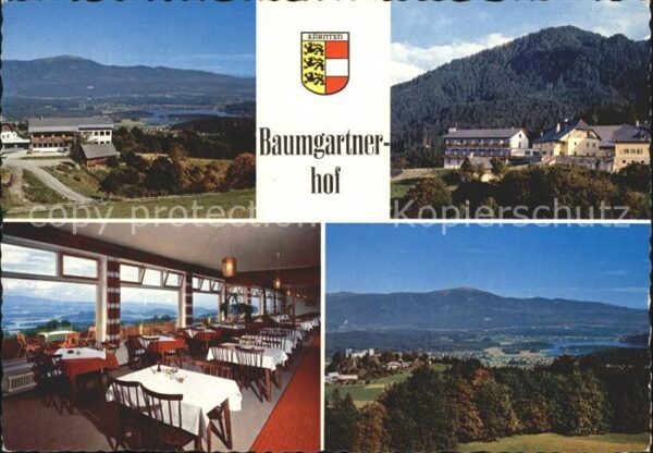Latschach Velden Baumgartnerhof Alt Finkenstein Gastraum