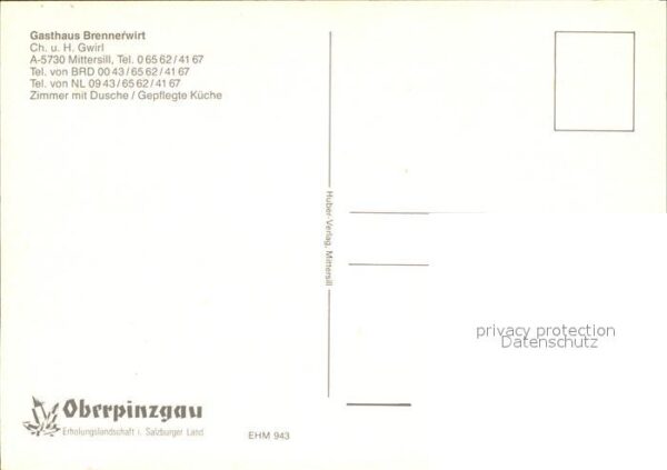 Mittersill Oberpinzgau Gasthaus Brennerwirt Gastraum Zimmer Br – Bild 2