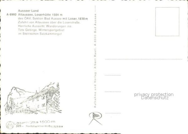 Altaussee Loserhütte Ausseer Land – Bild 2