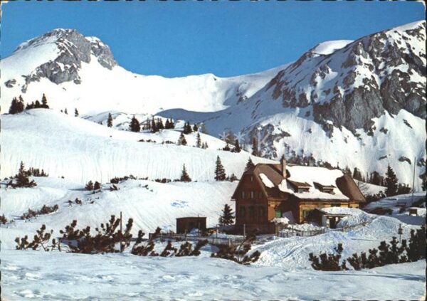 Steiermark Sonnschienhütte mit Ebenstein und Grase