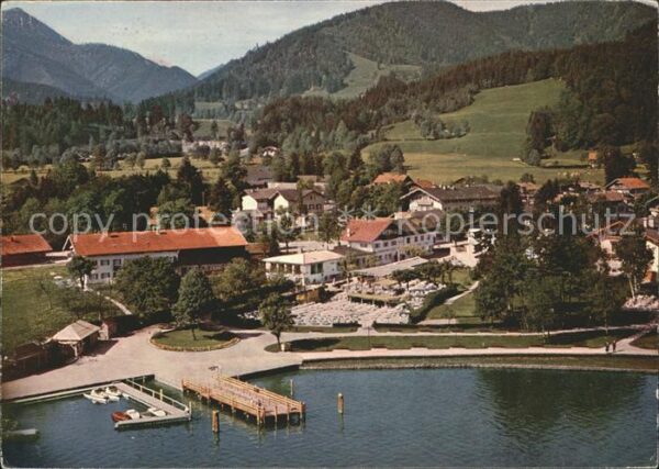 Bad Wiessee Königslinde am See Fliegeraufnahme