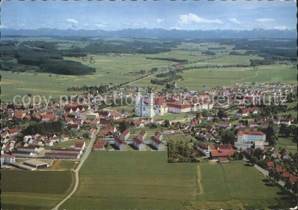 Ottobeuren Fliegeraufnahme Kloster Allgäuer Hochge