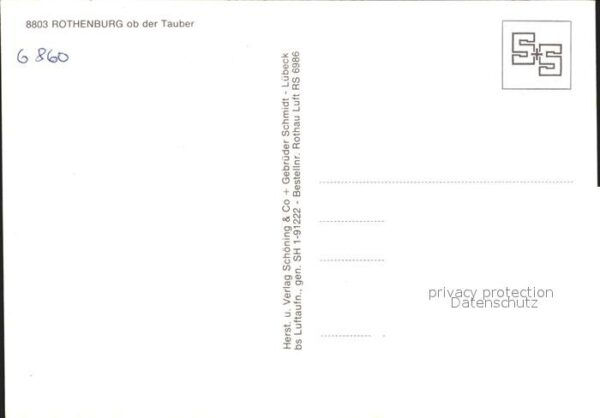 Rothenburg Tauber Fliegeraufnahme – Bild 2