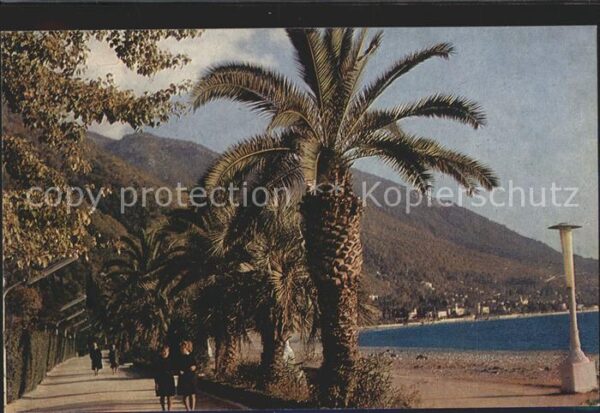Georgien Gagra Abchasien Promenade