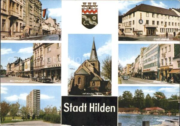 Hilden Mettmann Mittelstrasse Sparkasse reformierte Kir
