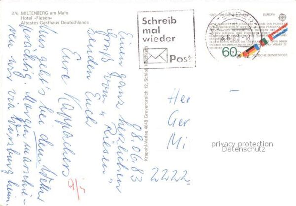 Miltenberg Main Hotel Riesen – Bild 2