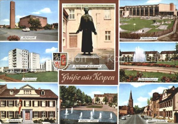 Kerpen Rheinland Rathaus Kolping Denkmal Mödrath