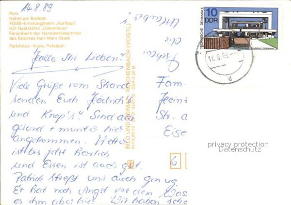 Breege Ruegen Juliusruh Park Hafen Bodden Karl Marx S – Bild 2