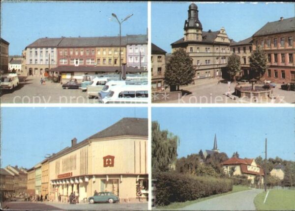 Schleiz Neumarkt Rathaus Kaufhaus Magnet