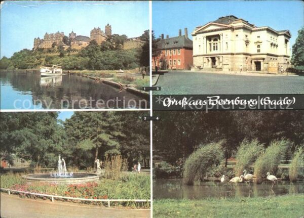 Bernburg Saale Schloss Marx Engels Platz Carl Maria vo