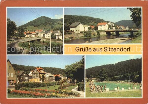 Sitzendorf Thueringen An der Schwarza Freibad