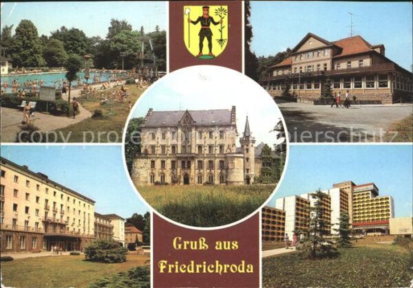Friedrichroda Schwimmbad Schloss Reinhardsbrunn Parkh