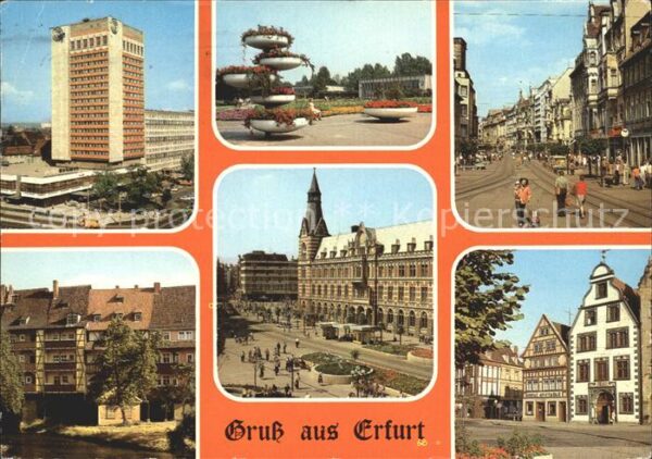 Erfurt Interhotel Kosmos Anger Krämerbrücke Ha