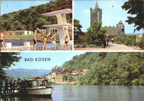 Bad Koesen Schwimmbad Rudelsburg Dampferanlegestel