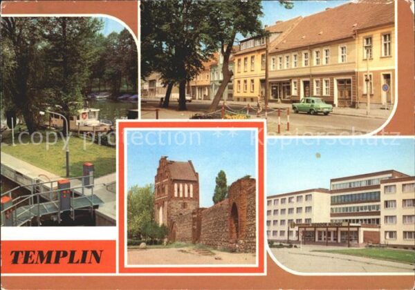 Templin Schleuse Temliner Markt Stadtmauer Wiek