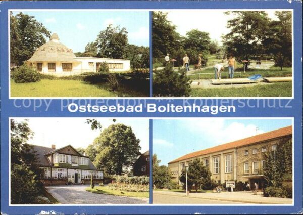Boltenhagen Ostseebad HO Gaststätte Pavillon Minigolfanlage H