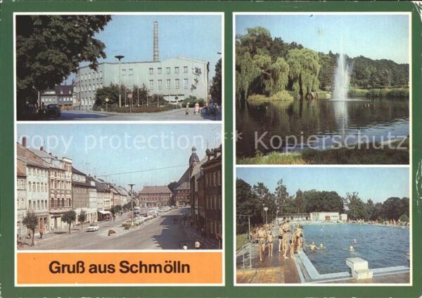 Schmoelln Thueringen Markt Bauererteich Sommerbad