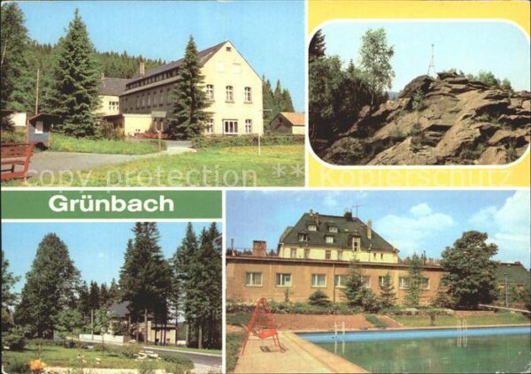 Gruenbach Vogtland Erholungsheim Louis Müller Wendelstein